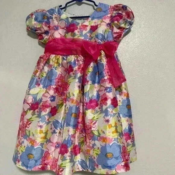 22. Ashley Ann Floral Dress Size 4T - Picture 3 of 5